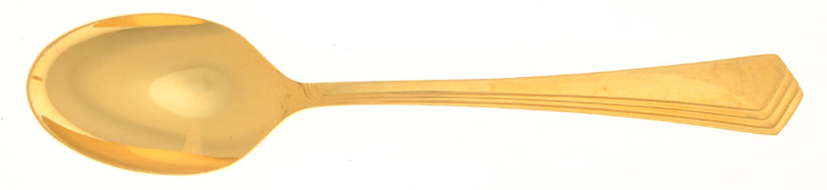 Ramona (Gold Electroplate) Teaspoon by Yamazaki-1