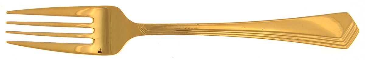 Ramona (Gold Electroplate) Individual Salad Fork by Yamazaki-1