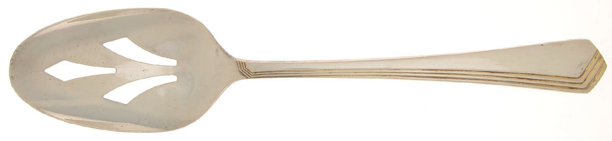 Ramona (Silverplate) Pierced Tablespoon (Serving Spoon) by Yamazaki-1