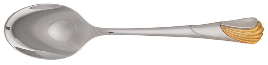 Seawinds (Stainless-Gold Accent) Five O'Clock Teaspoon by Yamazaki-1