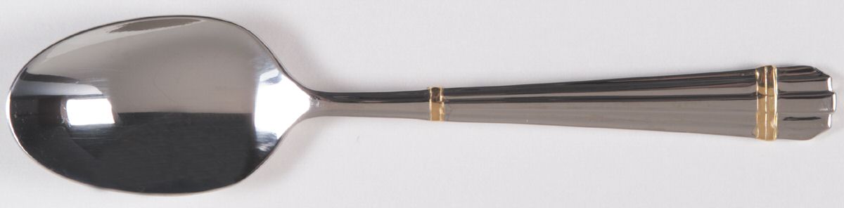 Stanford (Stainless, Gold Accent) Tablespoon (Serving Spoon) by Yamazaki-1