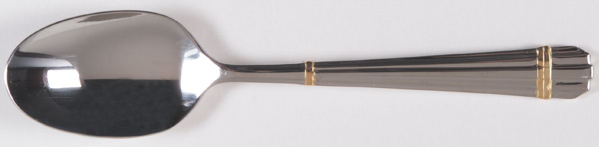 Stanford (Stainless, Gold Accent) Teaspoon by Yamazaki-1
