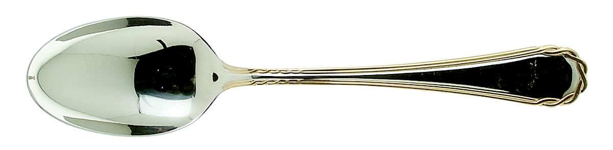 Tasha (Stainless, Gold Accent) Tablespoon (Serving Spoon) by Yamazaki-1
