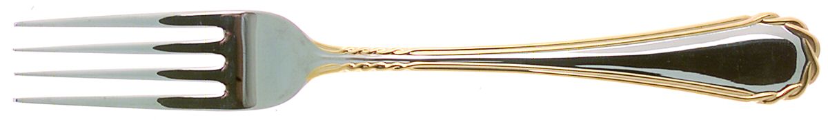 Tasha (Stainless, Gold Accent) Fork by Yamazaki-1