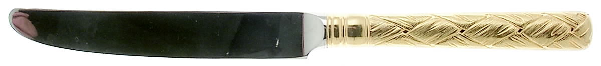 Troika-Atria (Gold Electroplate) New French Hollow Knife by Yamazaki-1