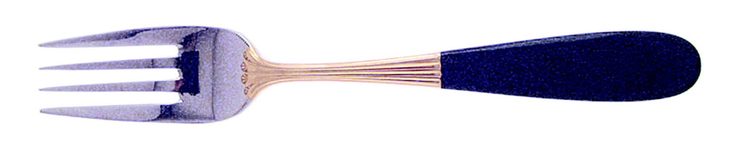 Tulle-Black (Stainless-Gold Accent) Fork by Yamazaki-1