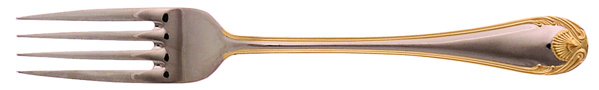 Venus (Stainless, Gold Accent) Individual Salad Fork by Yamazaki-1