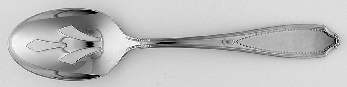 Victoria (Stainless) Pierced Tablespoon (Serving Spoon) by Yamazaki-1