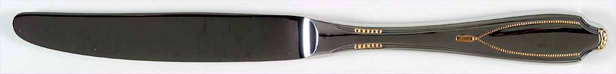 Victoria Gold (Stainless, Gold Accent) Modern Hollow Knife by Yamazaki-1