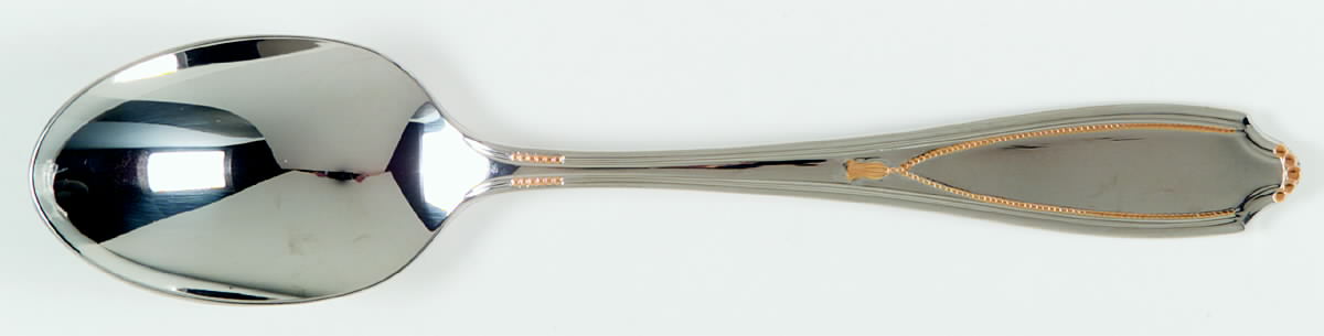Victoria Gold (Stainless, Gold Accent) Teaspoon by Yamazaki-1