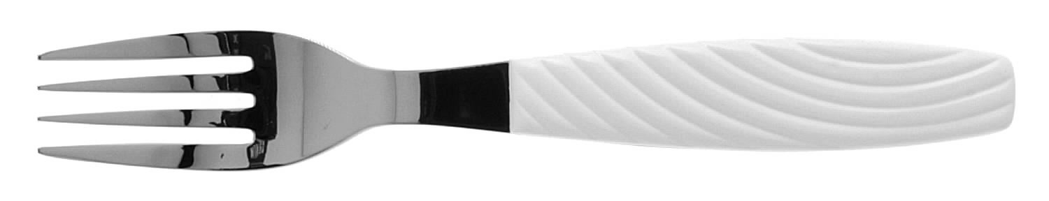 Wave-White (Stainless) Fork by Yamazaki-1