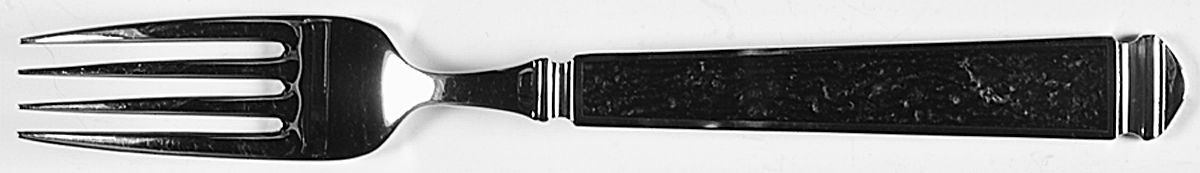 Krystallos-Black (Silverplate) Fork by Yamazaki-1