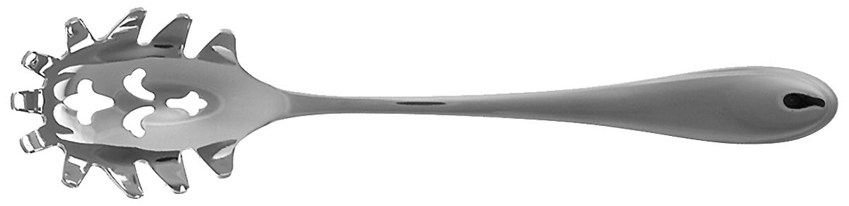 Austen-Harmony (Stainless) Solid Pasta Server by Yamazaki-1
