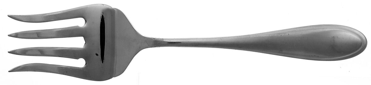 Austen-Harmony (Stainless) Large Solid Serving Fork by Yamazaki-1