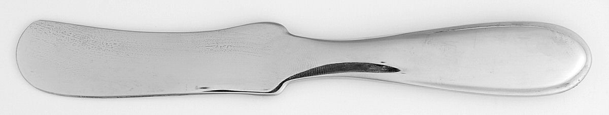 Austen-Harmony (Stainless) Flat Handle Butter Spreader by Yamazaki-1