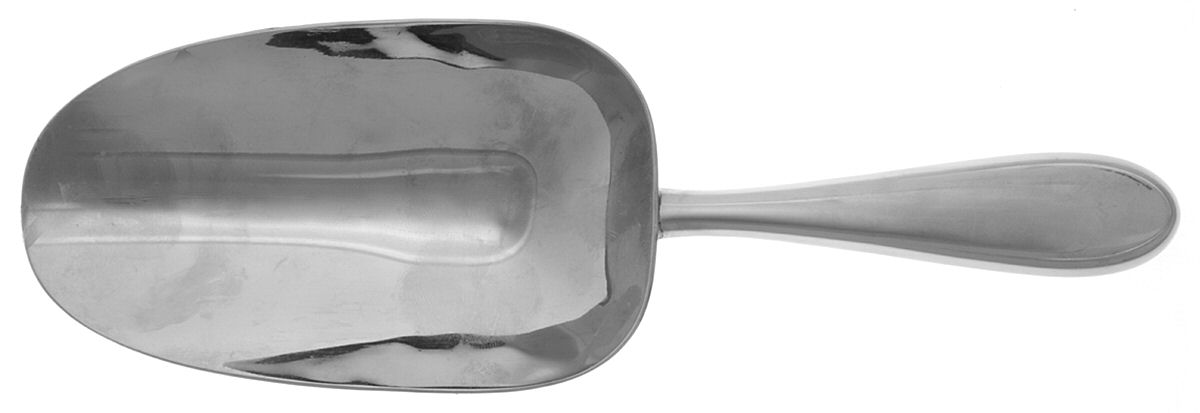Austen-Harmony (Stainless) Ice Scoop with Stainless Bowl by Yamazaki-1