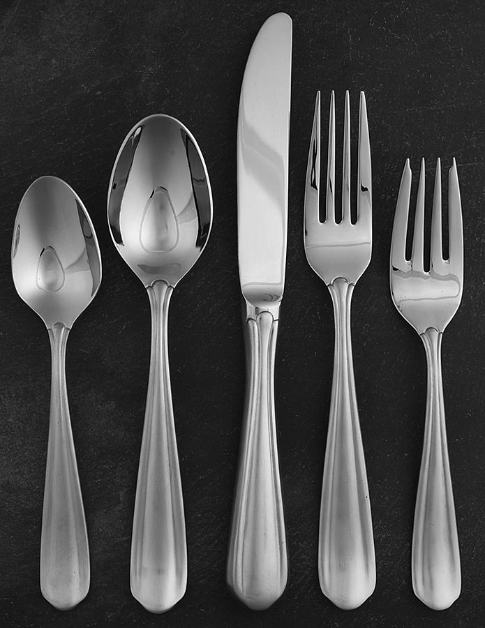 Aurora (Stainless) 5 Piece Place Setting by Yamazaki-1