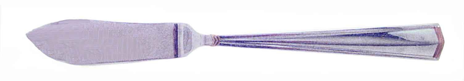 Icon-Affinity (Stainless, Gold Accent) Flat Handle Master Butter Knife by Yamazaki-1