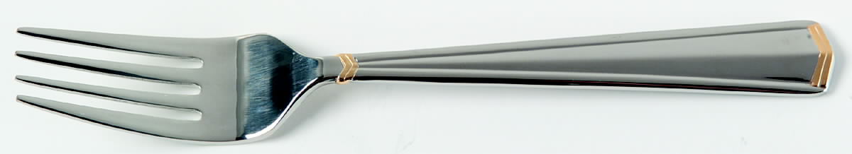 Icon-Affinity (Stainless, Gold Accent) Individual Salad Fork by Yamazaki-1