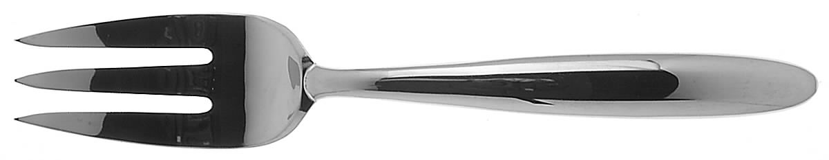 Metropole (Stainless) Medium Solid Cold Meat Serving Fork by Yamazaki-1
