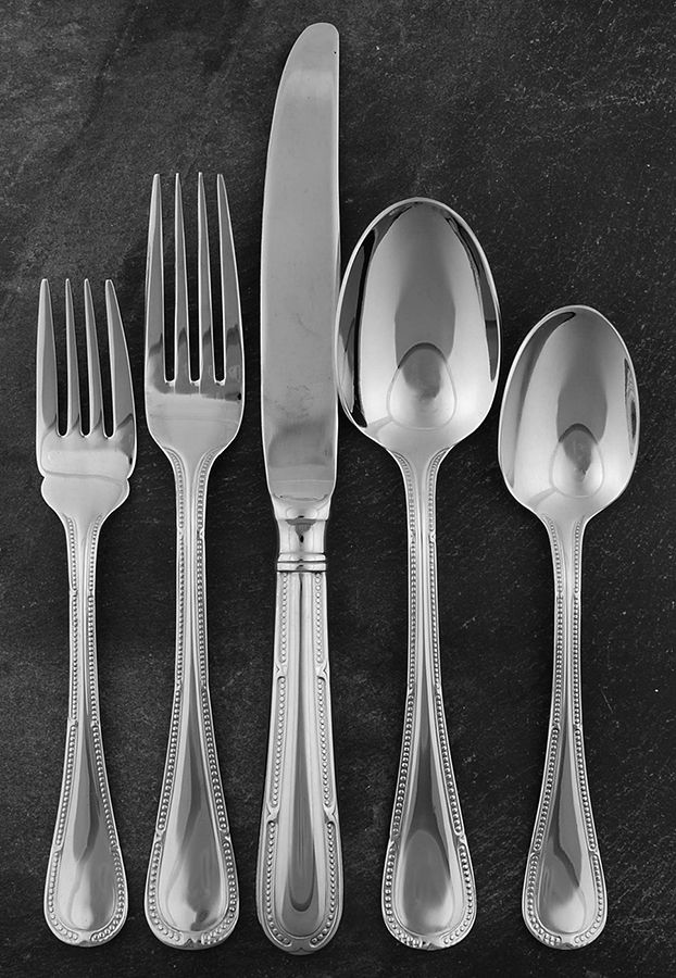 Allegra (Stainless) 5 Piece Place Setting by Yamazaki-1