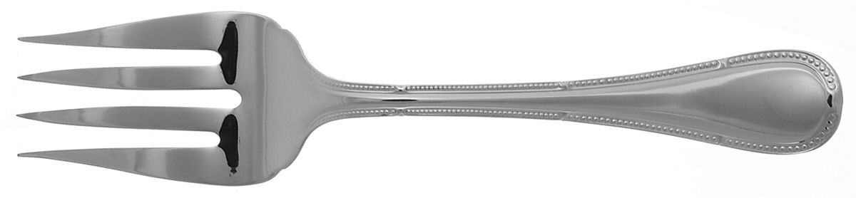 Allegra (Stainless) Medium Solid Cold Meat Serving Fork by Yamazaki-1