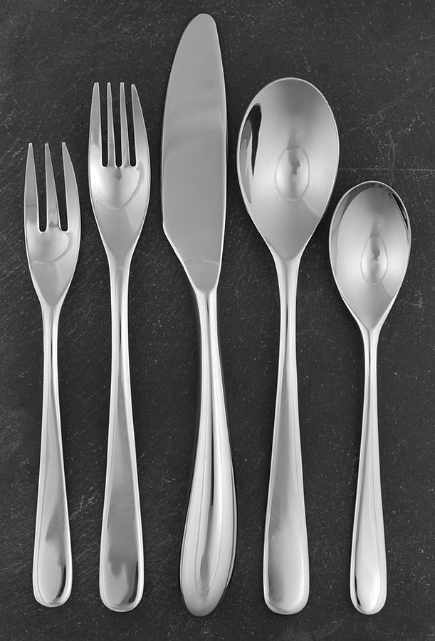 Aquatique (Stainless) 5 Piece Place Setting by Yamazaki-1