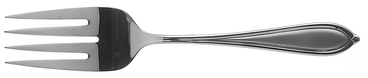 Ariana Ice (Stainless) Medium Solid Cold Meat Serving Fork by Yamazaki-1