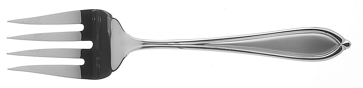 Ariana Ice (Stainless) Solid Serving Fork by Yamazaki-1