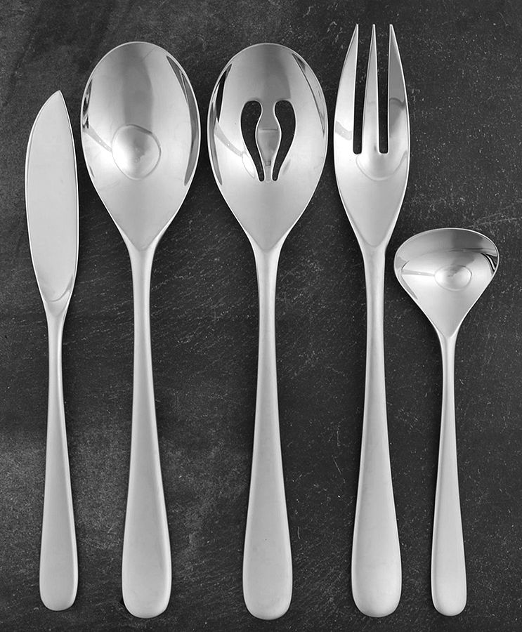 Aquatique Ice (Stainless) 5 Piece Hostess Set by Yamazaki-1