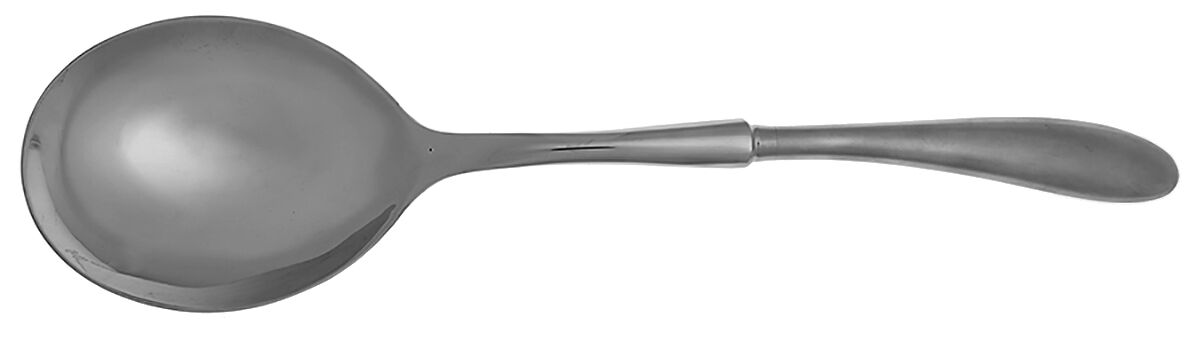 Aquatique Ice (Stainless) Casserole Spoon with Smooth Stainless Bowl HC by Yamazaki-1