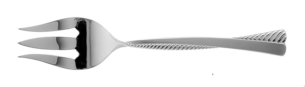 Cordagio Ice (Stainless) Large Solid Cold Meat Serving Fork by Yamazaki-1