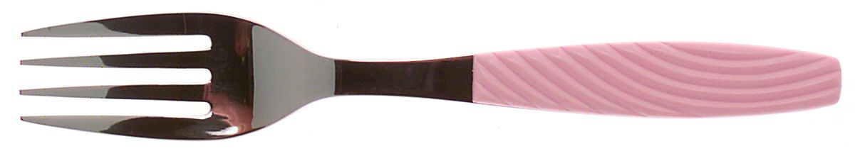 Wave-Pink Individual Salad Fork by Yamazaki-1