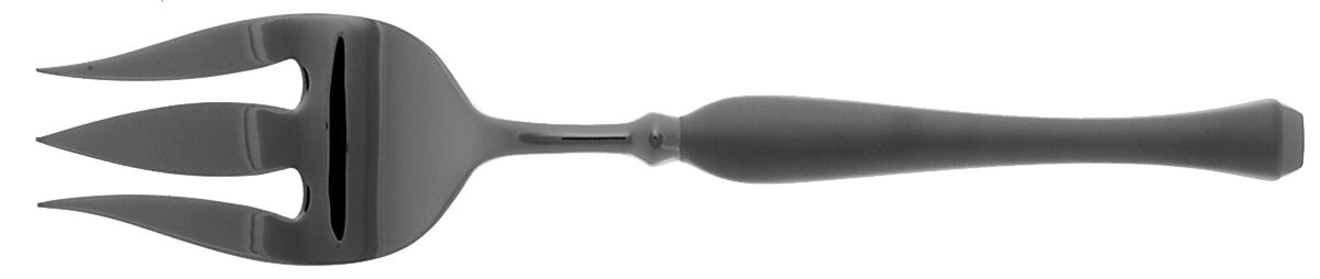 Bellaire Ice (Stainless) Medium Solid Cold Meat Serving Fork by Yamazaki-1