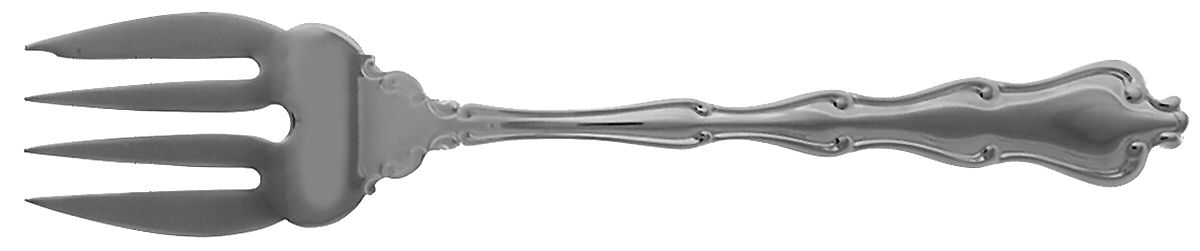 Princess Anne (Stainless) Medium Solid Cold Meat Serving Fork by Yamazaki-1
