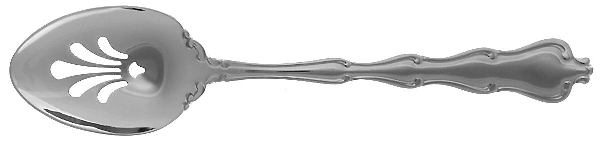 Princess Anne (Stainless) Pierced Tablespoon (Serving Spoon) by Yamazaki-1