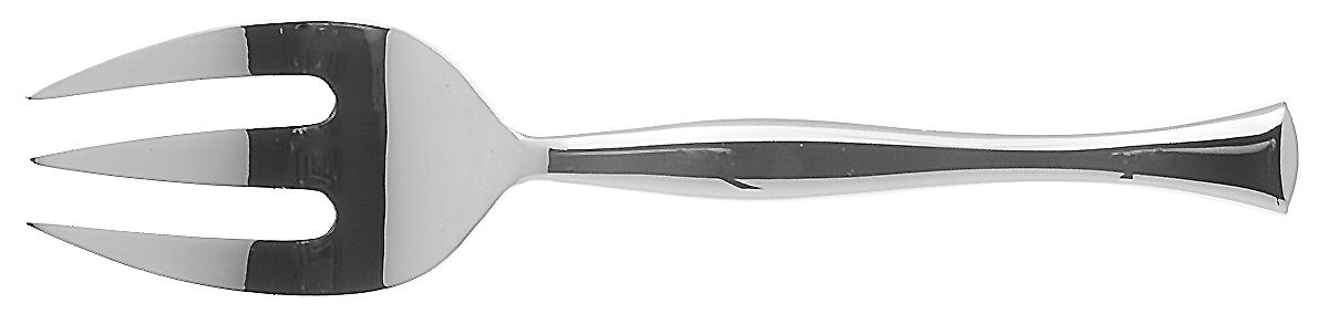 Seasons (Stainless) Medium Solid Cold Meat Serving Fork by Yamazaki-1