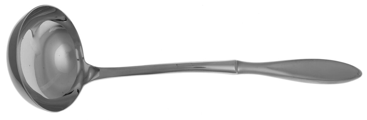 Toscany-Solari-Satin (Stainless) Soup Ladle with Stainless Bowl HC by Yamazaki-1