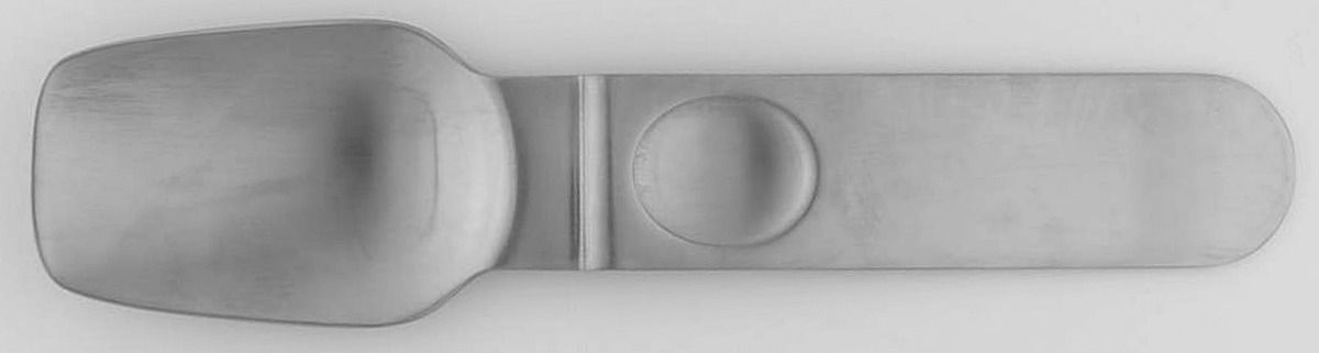 Bolo (Stainless) Solid Serving Ice Cream Scoop by Yamazaki-1