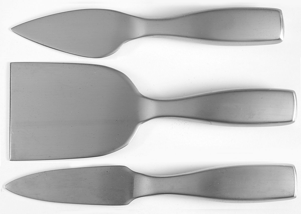 Bolo (Stainless) 3 Piece Cheese Serving Set by Yamazaki-1