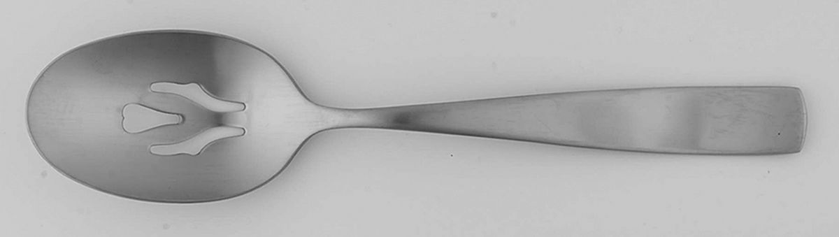 Bolo (Stainless) Large Solid Pierced Serving Spoon by Yamazaki-1