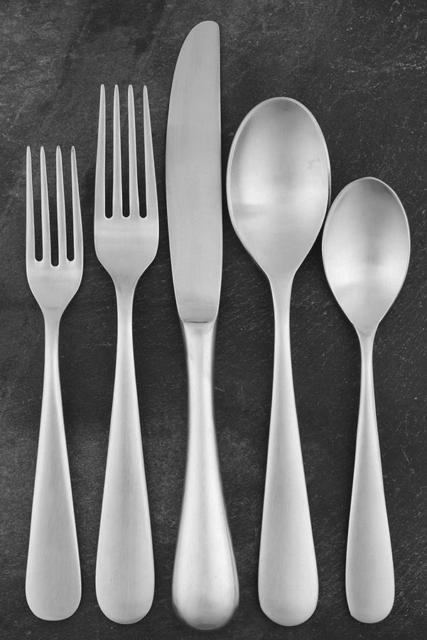 Median (Stainless) 5 Piece Place Setting by Yamazaki-1