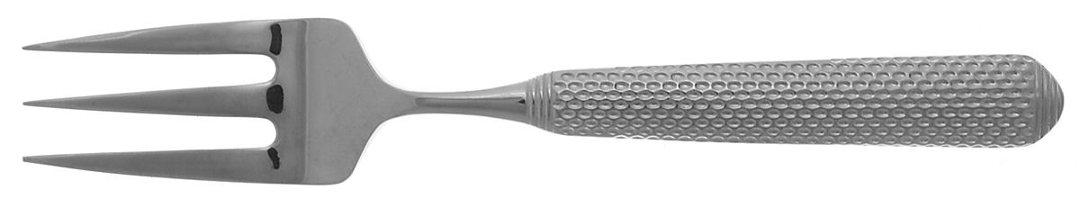 Katia (Stainless) Large Solid Cold Meat Serving Fork by Yamazaki-1