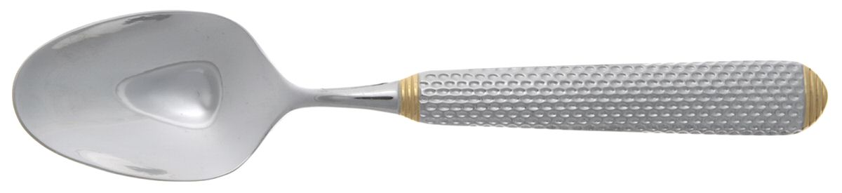 Katia (Stanless, Gold Accent) Tablespoon (Serving Spoon) by Yamazaki-1