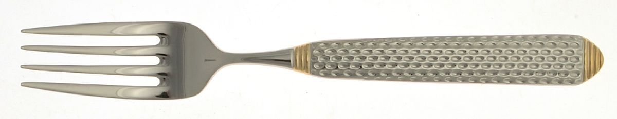 Katia (Stanless, Gold Accent) Individual Salad Fork by Yamazaki-1