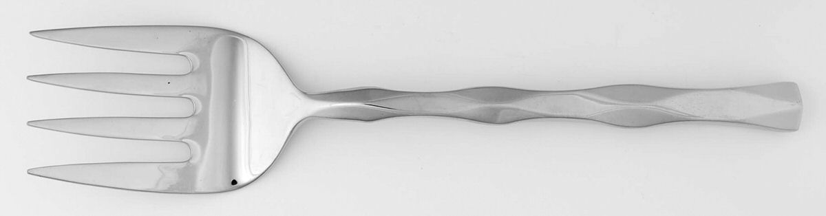 Cable (Stainless) Solid Serving Fork by Yamazaki-1