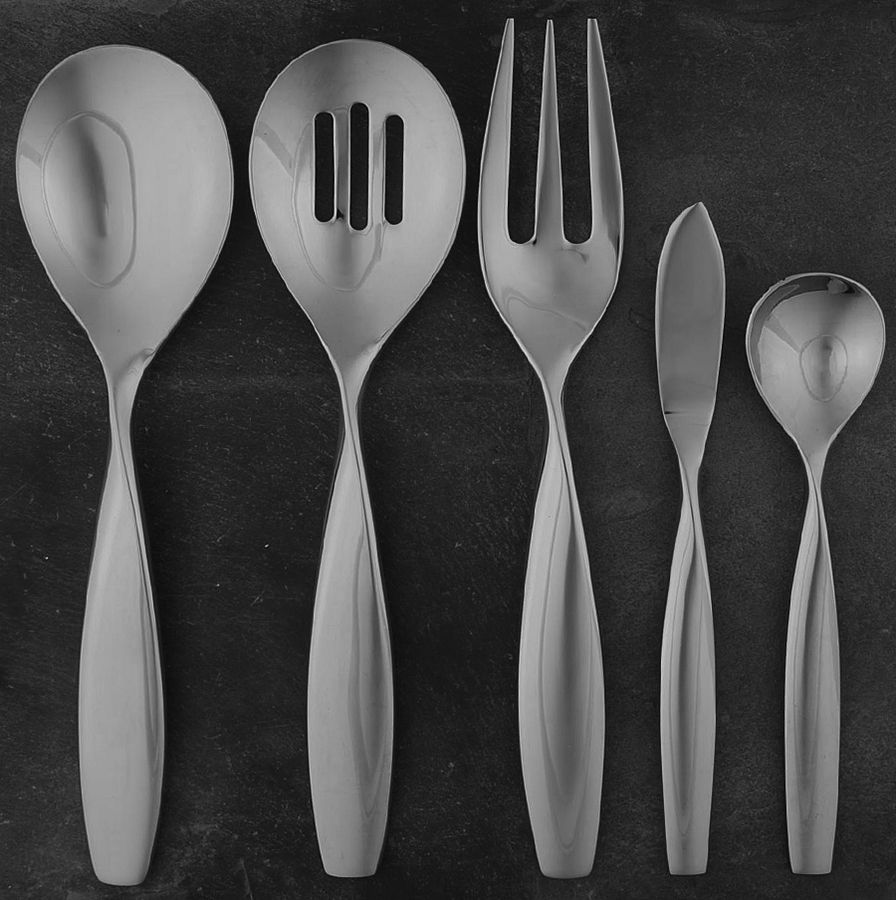 Swivel (Stainless) 5 Piece Hostess Set by Yamazaki-1
