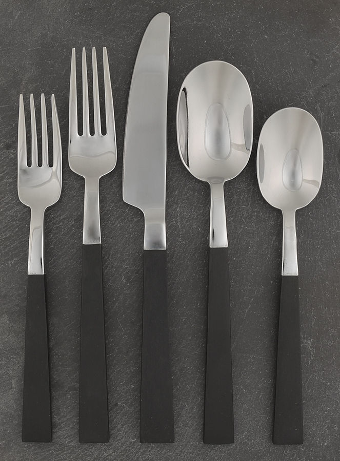 Wright (Stainless, Resin) 5 Piece Place Setting by Yamazaki-1