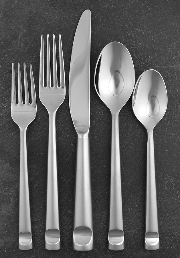Eschelle Ice (Stainless) 5 Piece Place Setting by Yamazaki-1