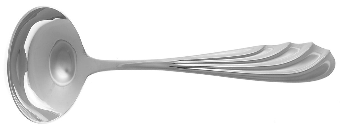 Shella (Stainless) Solid Gravy Ladle by Yamazaki-1